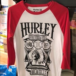 Hurley baseball Tee
